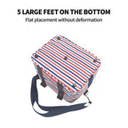 Red Insulated Picnic Bag Thermal Cooler Portable Lunch Food Tote Carry Storage Bag