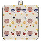 Thickened Waterproof Picnic Blanket - Portable Outdoor Beach Mat for Camping and Hiking 150*200cm(Bow tie bear)