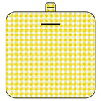 Thickened Waterproof Picnic Blanket - Portable Outdoor Beach Mat for Camping and Hiking 150*200cm(Yellow plaid)