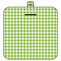 Thickened Waterproof Picnic Blanket - Portable Outdoor Beach Mat for Camping and Hiking 150*200cm(Green Plaid)