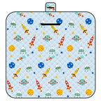 Thickened Waterproof Picnic Blanket - Portable Outdoor Beach Mat for Camping and Hiking 150*200cm(Rocket)
