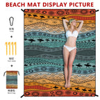 Style STD-001-28 Pink Quick Dry Beach Mat Sand Proof Waterproof Outdoor Picnic Blanket - Compact & Lightweight